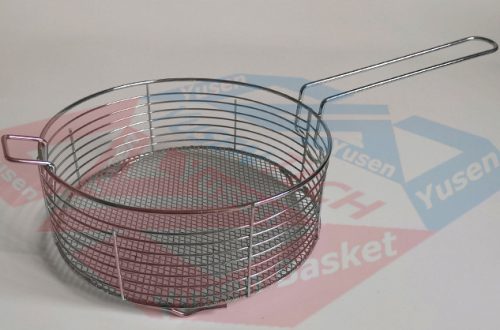 factory Deep frying boiling blanching Steel mesh basket