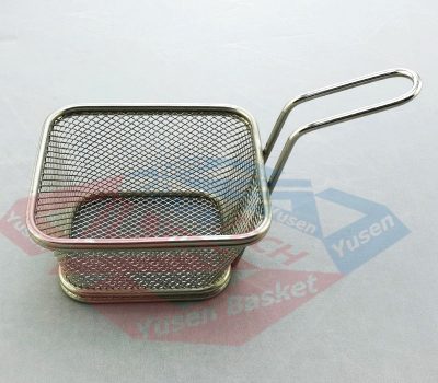 factory New Kitchen Stainless Steel Chef Basket Mini Fry Baskets Fryer Cooking French Fries Basket