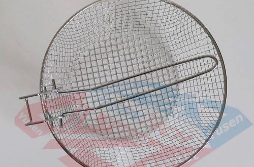 factory foldable handle wire basket